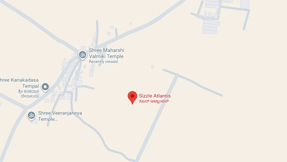 Location of Sizzle Atlantis in Hoskote, Bangalore - Image 331673