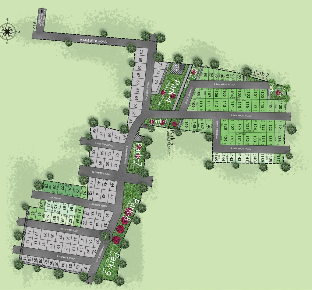 Master Plan of Sizzle Meadows in Old Madras Road, Bangalore - Image 331709