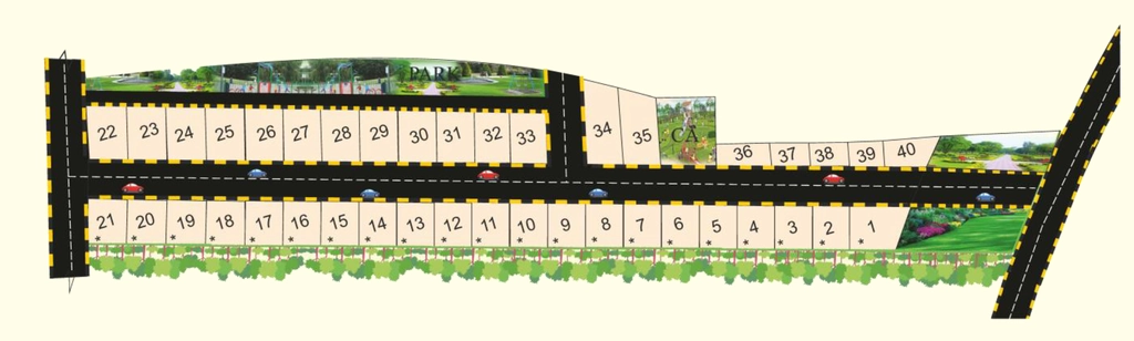 Master Plan of Sizzle Oakwood in Chikka Tirupathi, Bangalore - Image 331681