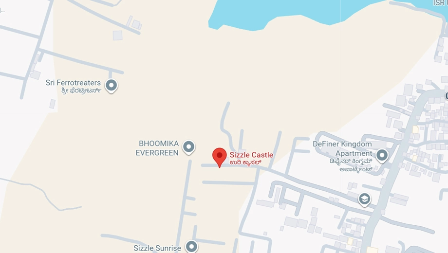 Location of Sizzle Castle in Old Madras Road, Bangalore - Image 331641