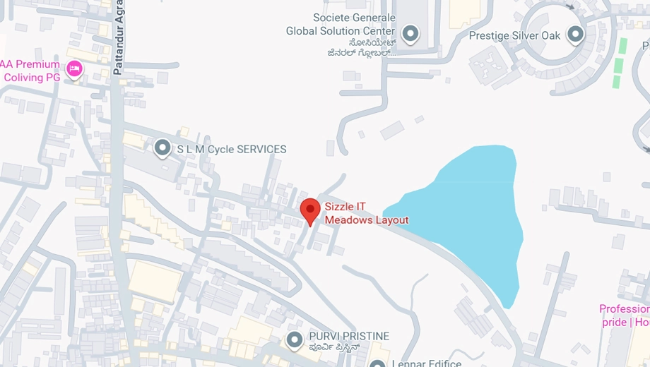 Location of Sizzle IT Meadows in Whitefield, Bangalore - Image 331699