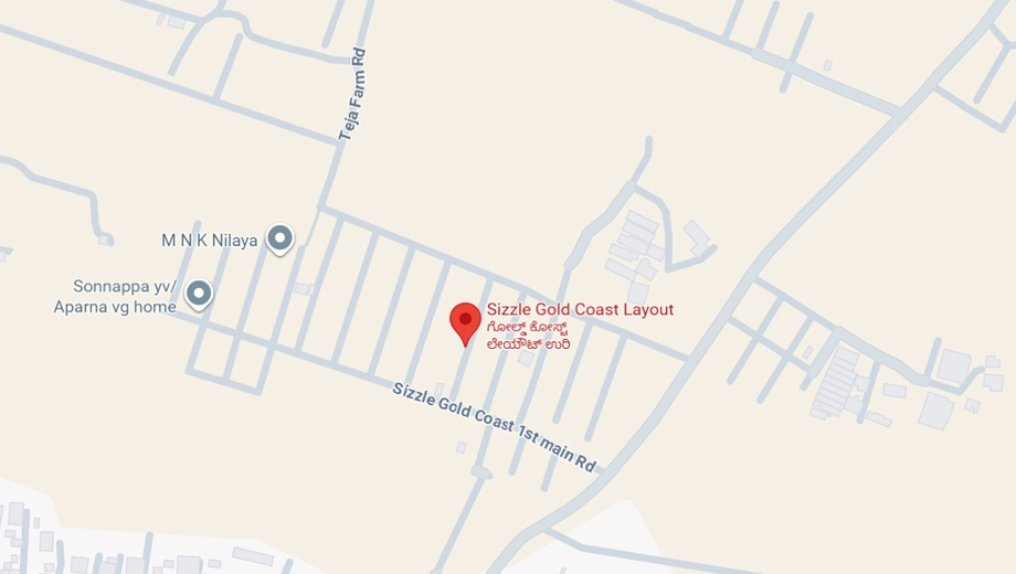 Location of Sizzle Gold Coast in Hoskote, Bangalore - Image 331701