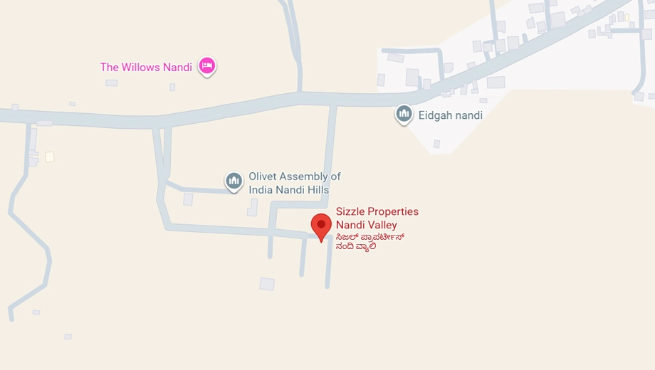 Location of Sizzle Nandi Valley in Nandi Hills, Bangalore - Image 331702