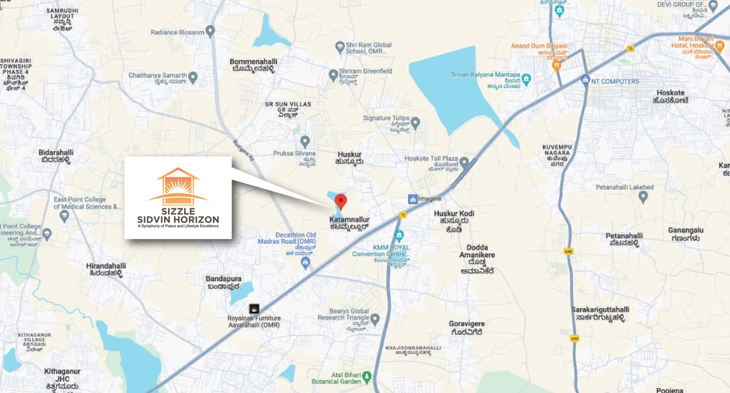 Location of Sizzle Sidvin Horizon in KR Puram, Bangalore - Image 331711