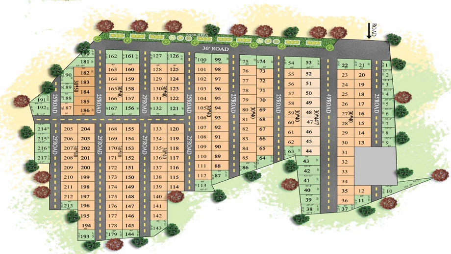 Master Plan of Sizzle Serenity Woods in Kodigenahalli, Bangalore - Image 331717