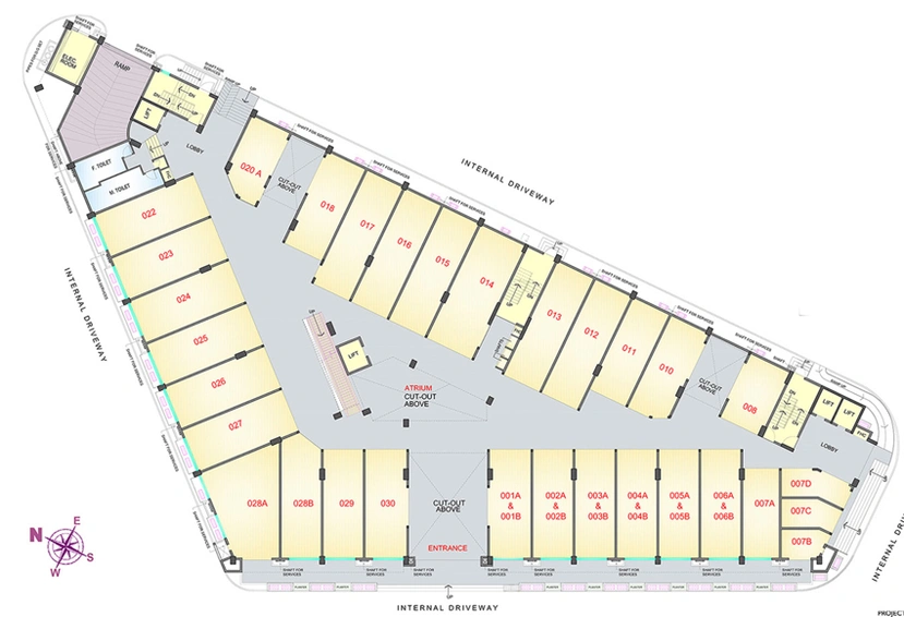 Floor Plan of Royal Arcade in Patia, Bhubaneswar - Image 311963