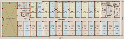 Floor Plan of Odyssa Basudha Trade Centre in Kharavela Nagar, Bhubaneswar - Image 311936