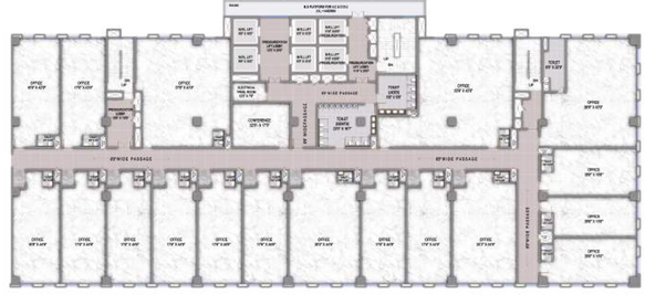 Floor Plan of Commercial Orbit Urban Park in New Town, Kolkata - Image 310559
