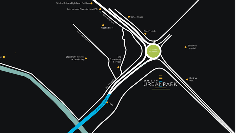 Master Plan of Commercial Orbit Urban Park in New Town, Kolkata - Image 310560