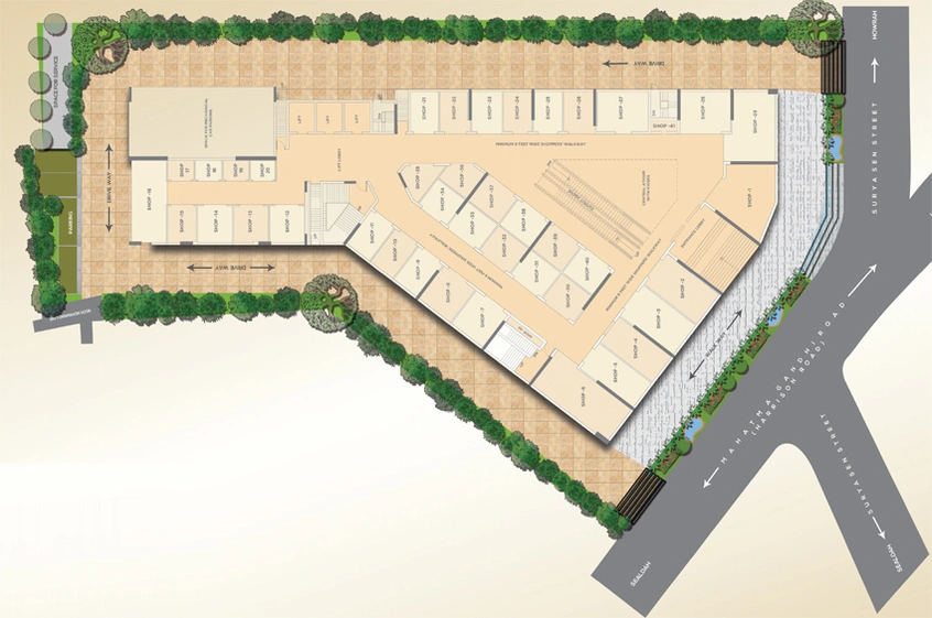 Master Plan of Shreemani Haat in Lake Town, Kolkata - Image 308975
