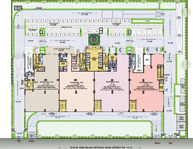 Master Plan of Shree RSH Crest in New Town, Kolkata - Image 310011