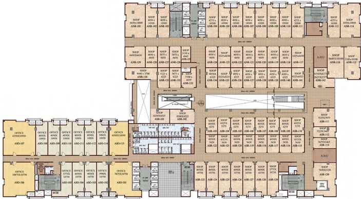 Floor Plan of Bharti Astra Towers in New Town, Kolkata - Image 309008