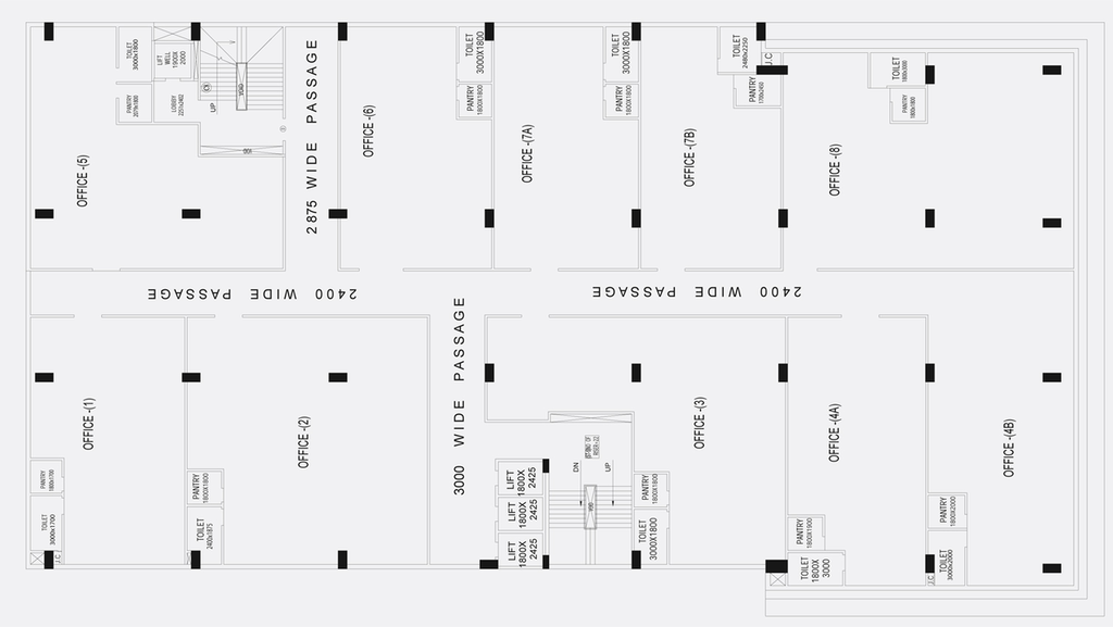 Floor Plan of PS Aviator in New Town, Kolkata - Image 309342