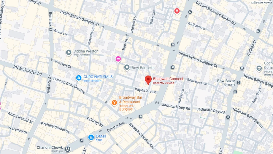 Location of Bhagwati Connect in Bow Bazar, Kolkata - Image 321730
