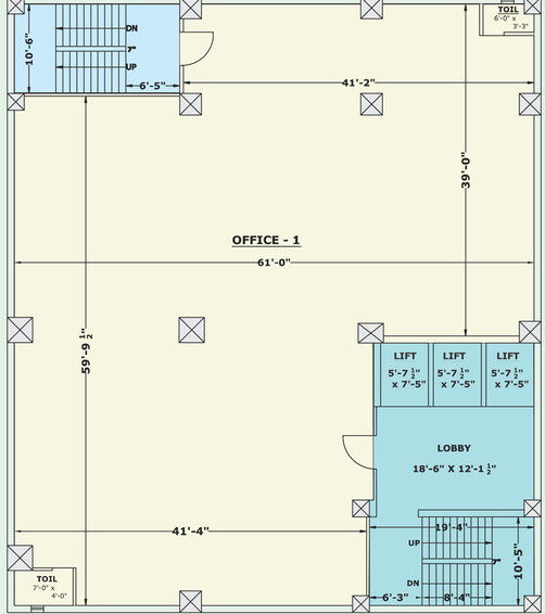 Floor Plan of The Meridian in Salt Lake, Kolkata - Image 309462