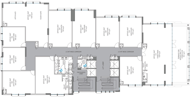 Floor Plan of Primarc Chambers in EM Bypass, Kolkata - Image 309557