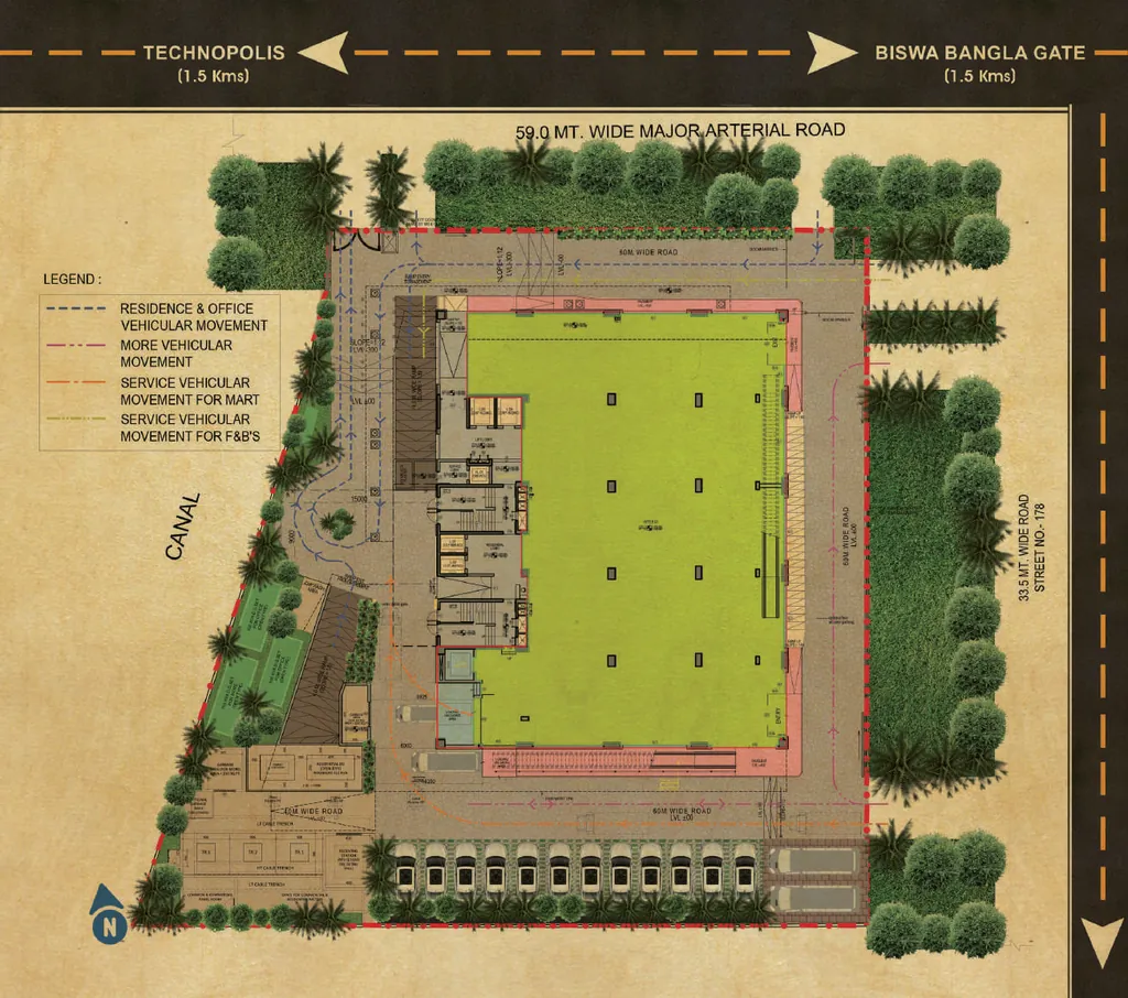 Master Plan of Commercial Ruchi One Prime in New Town, Kolkata - Image 368196