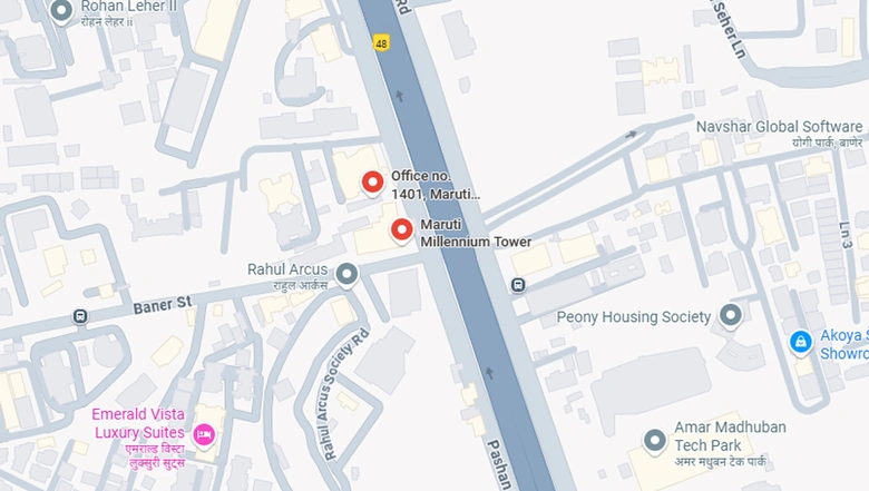 Location of Maruti Millennium Tower - 1 in Baner, Pune - Image 279369