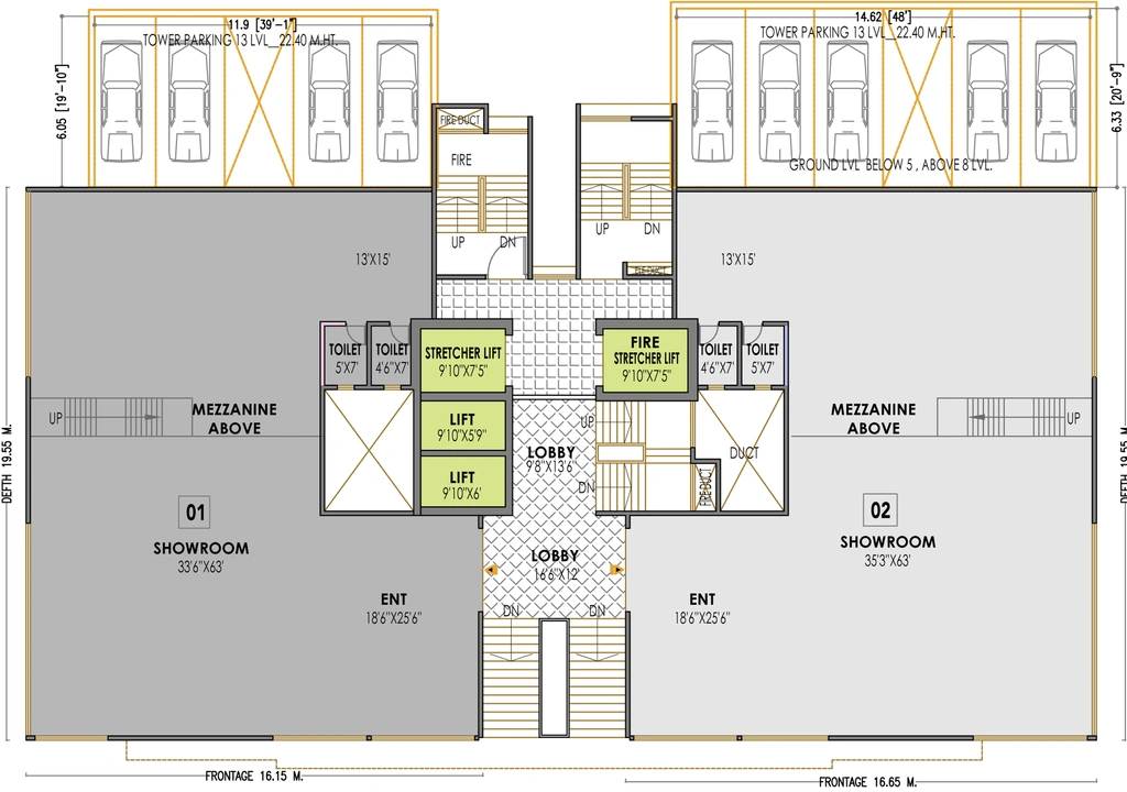Floor Plan of River Vista in Kalyani Nagar, Pune - Image 280534
