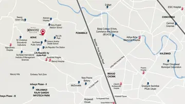Location of Kolte patil life republic 10th avenue - Image 280467