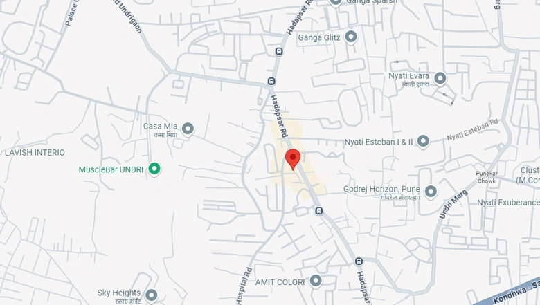 Location of UKT Undri City Centre in Undri, Pune - Image 281404
