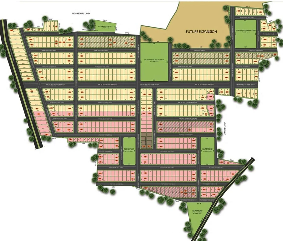 Master Plan of Silpa RRR County Phase 2 in Shankarpally, Hyderabad - Image 274946