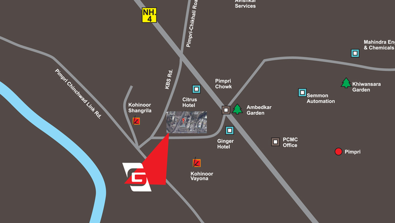 Location of Shubham Galleria in Pimpri Chinchwad, Pune - Image 281377