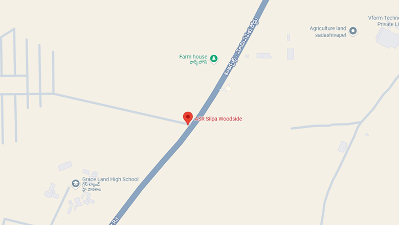 Location of ASR Silpa Woodside in Sadashivpet, Hyderabad - Image 301752