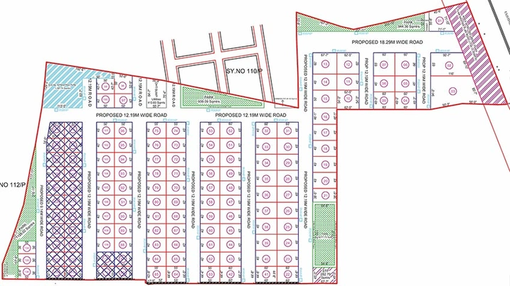 Master Plan of Aparna Urvi in Medachal, Hyderabad - Image 274613