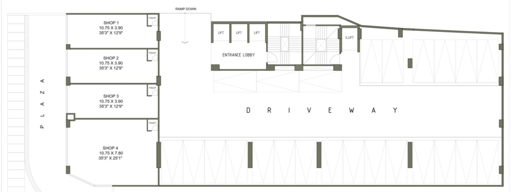 Floor Plan of Axis Centra in Baner, Pune - Image 281202