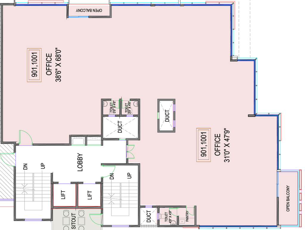 Floor Plan of 66 High Street Square in Baner, Pune - Image 281173