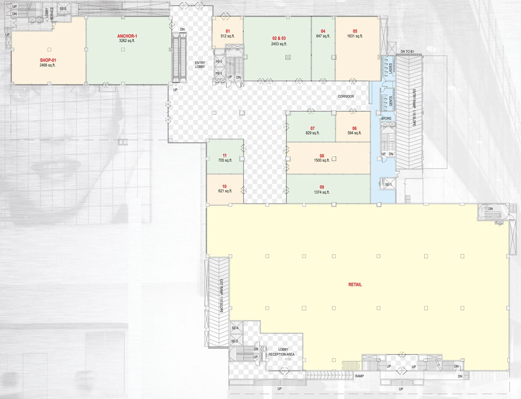 Floor Plan of Paranjape Xion in Hinjewadi, Pune - Image 281339