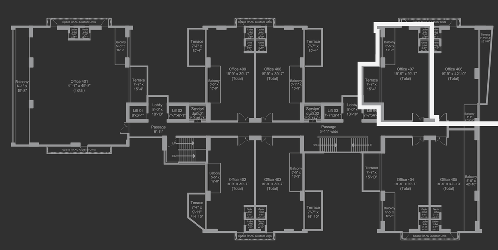 Floor Plan of Surya Buildcon Treza in Baner, Pune - Image 281385
