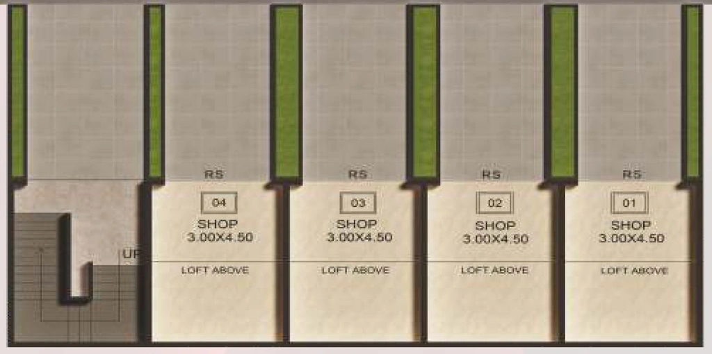 Floor Plan of Commercial Espree Eminence in Wadgaon, Pune - Image 281240