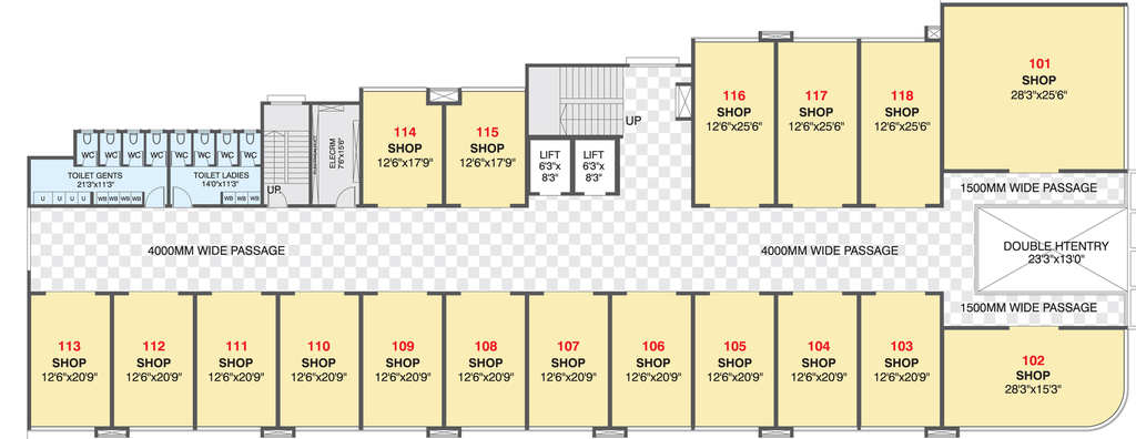 Floor Plan of Adi Prime in Moshi, Pune - Image 281937