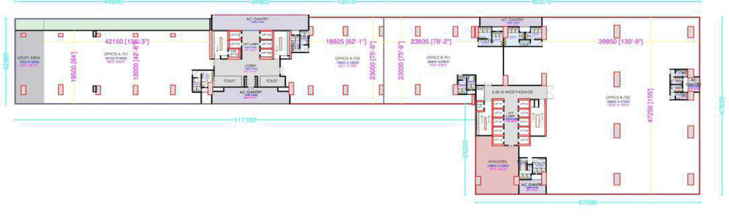 Floor Plan of Vertica in Balewadi, Pune - Image 282048