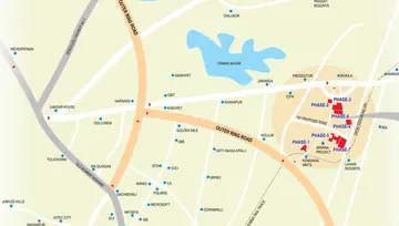 Location of Green City Gachibowli County Phase 7 - Image 301101