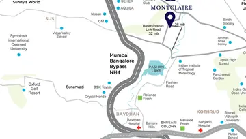 Location of Montclaire - Image 282150
