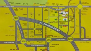 Location of Green City Gachibowli County Phase 8 - Image 301089