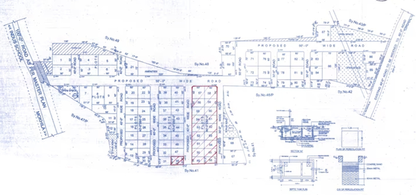 Master Plan of Green City Gachibowli County Phase 3 in Gachibowli, Hyderabad - Image 301316