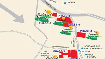 Location of Green City Gachibowli County Phase 2 - Image 301313