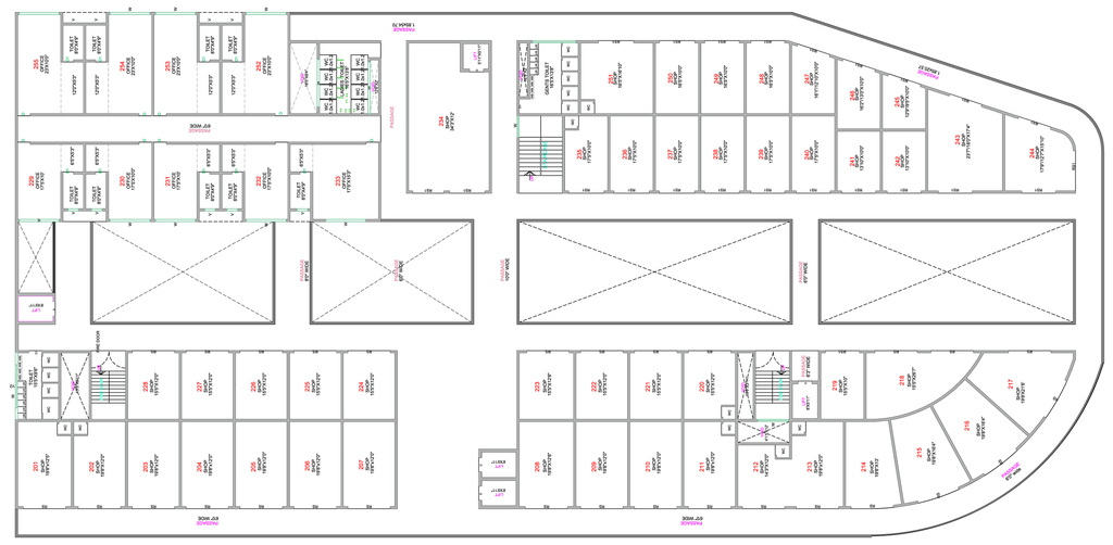 Floor Plan of Kesar The Business Gate in Moshi, Pune - Image 282014