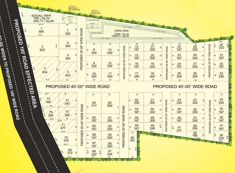 Master Plan of Maheshwaram Golden City in Maheshwaram, Hyderabad - Image 302686