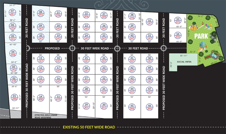 Master Plan of Divi E City Elite in Tukkuguda, Hyderabad - Image 302592