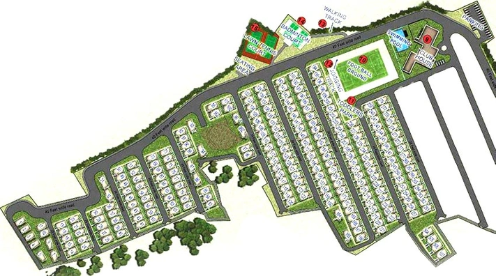 Master Plan of Casagrand Arena in Oragadam, Chennai - Image 264487