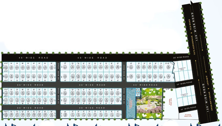 Master Plan of Divi My Space 2 in Adibatla, Hyderabad - Image 302623