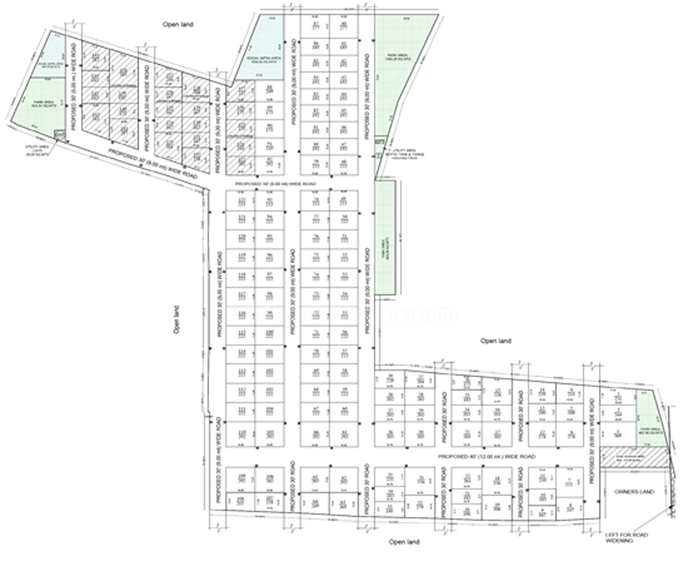 Master Plan of Pavan Green Aero View in Tukkuguda, Hyderabad - Image 308115