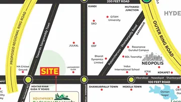Location of Southprides Raghunath County - Image 316884