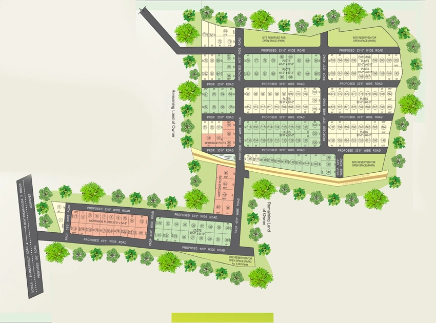 Master Plan of Southprides Raghunath County in Shankarpally, Hyderabad - Image 316883