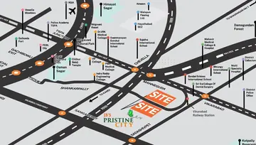 Location of JB Pristine City - Image 307981
